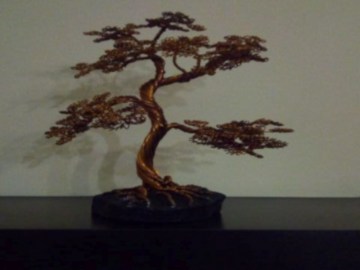 Χαλκινο συρματινο δεντρακι τυπου bonsai